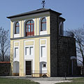 The remaining north-western corner bastion of the former medieval castle of Szécsény is today a lookout tower - Szécsény, Unkari